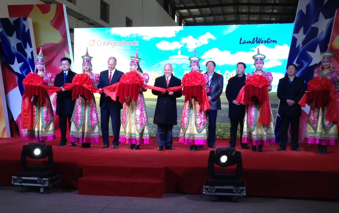 ConAgra's Lamb Weston unit opens potato processing plant in China