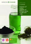 Natural Green Hues in Beverages - Stable, Vibrant, Safe